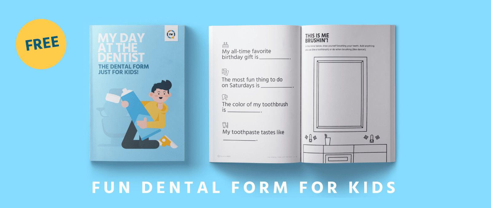 fun dental form for kids